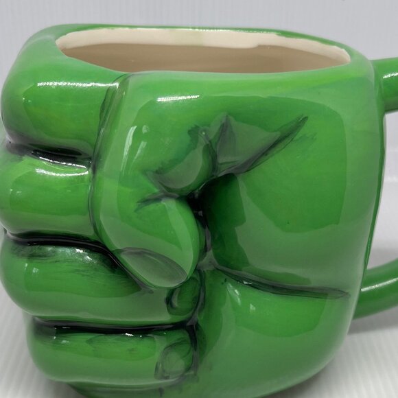 Silver Buffalo Marvel's The Hulk Hand 3D Sculpted Ceramic Mug, 20-Ounces - Picture 1 of 6